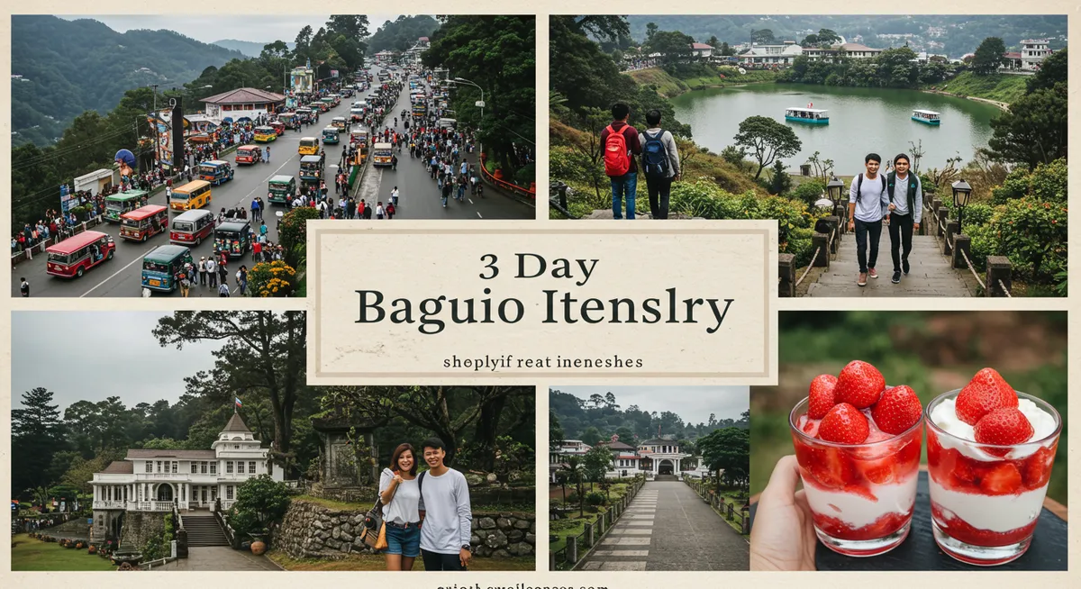 Baguio Itinerary 3 Days: Your Cool Mountain Escape