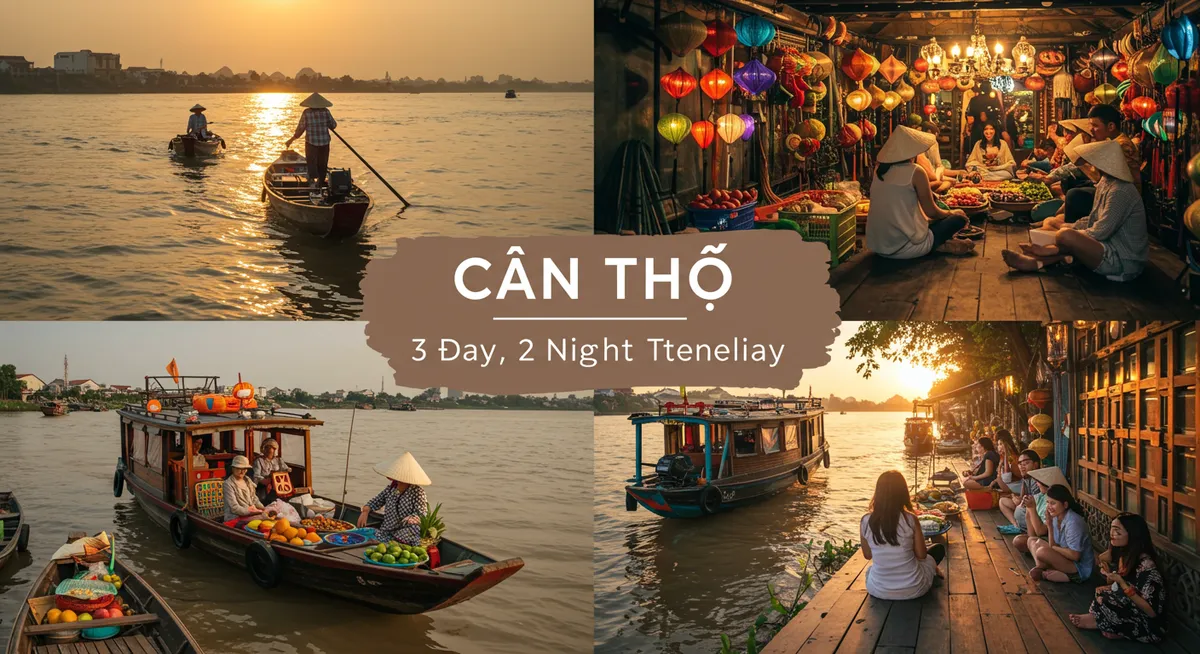 Your Can Tho Itinerary: 3 Days, 2 Nights