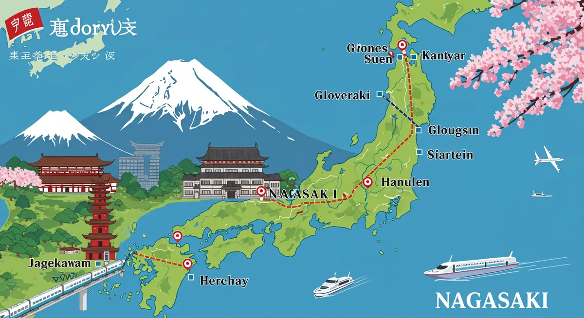 How to Get to Nagasaki from Major Japanese Cities