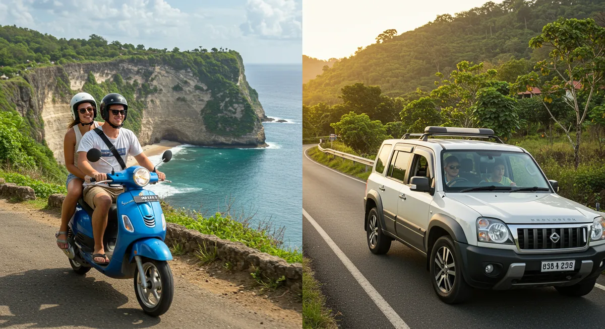 Nusa Penida: Scooter Rental vs Car with Driver