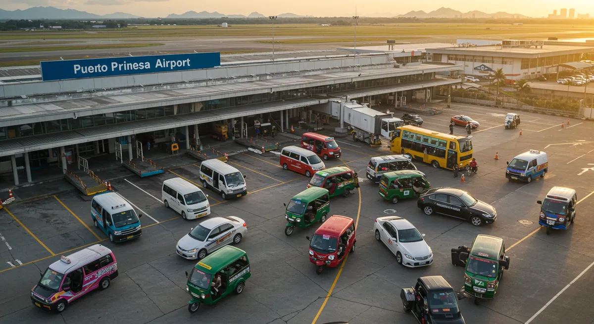 Getting from Puerto Princesa Airport to City Center