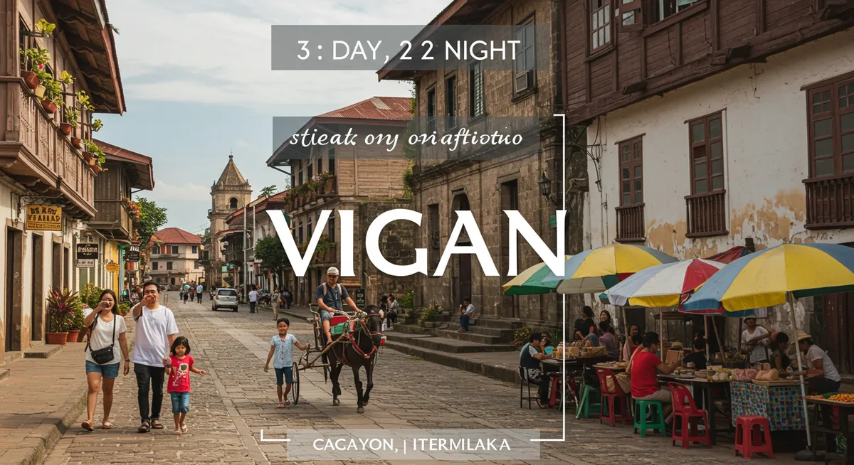 Vigan Itinerary: 3 Days 2 Nights Historic Charm