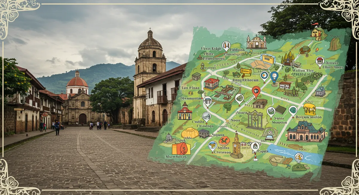 Vigan Tourist Attractions Map: Your Historic City Guide
