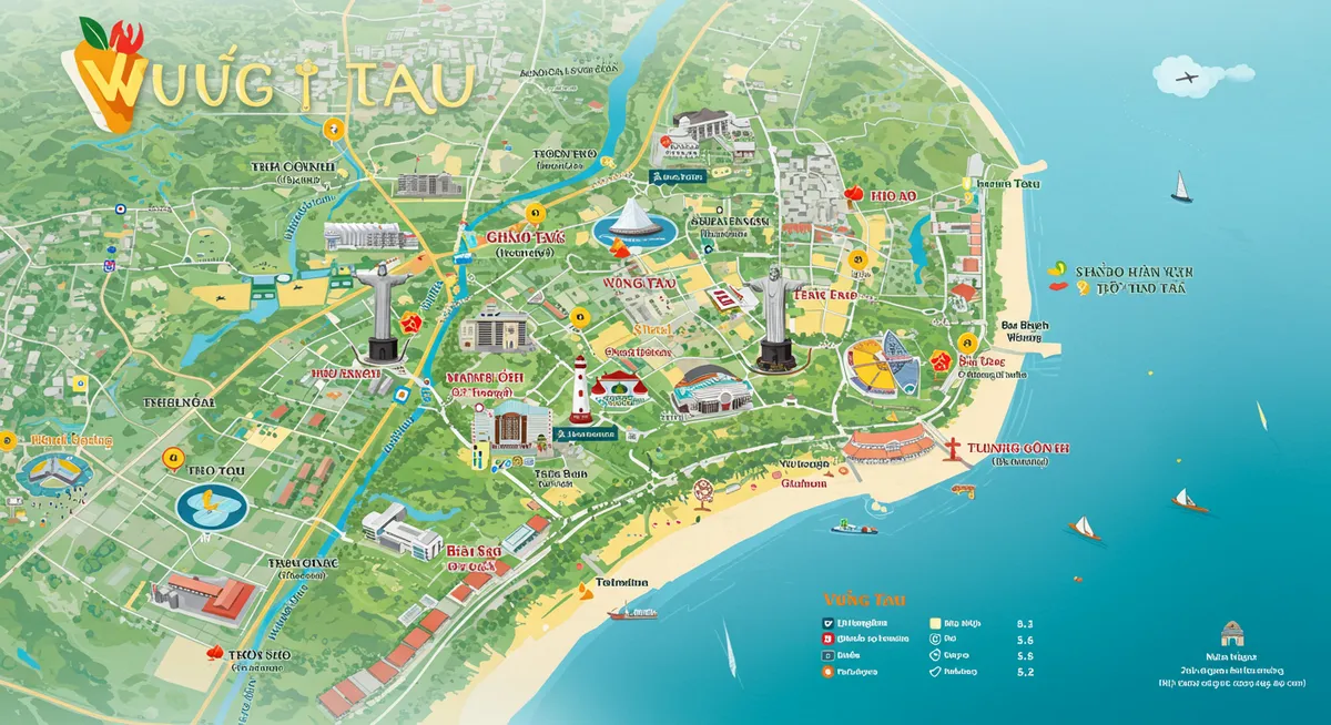 Vung Tau Attractions Map: Your Essential Guide