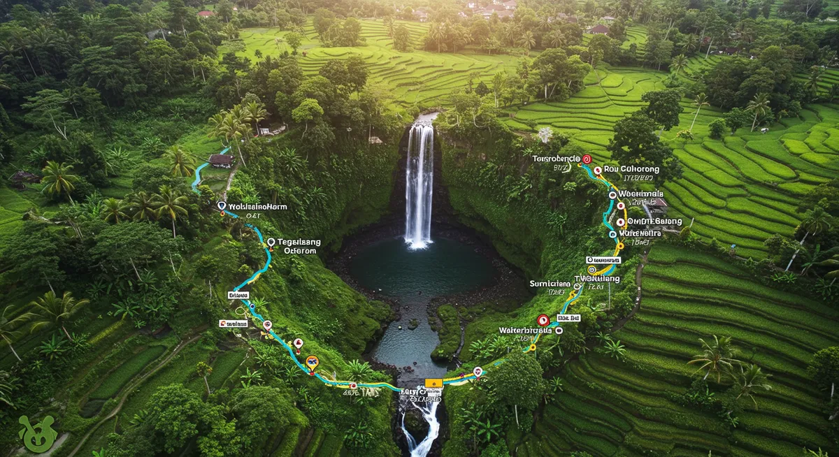 Ubud Waterfalls Map: Your Guide to Nearby Cascades